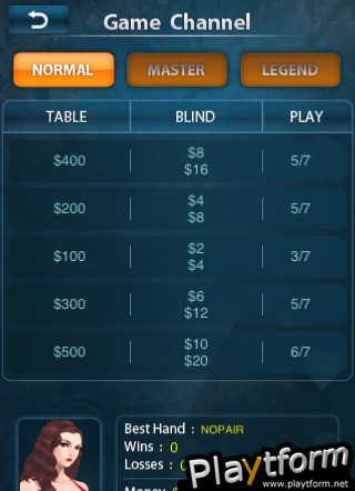 LetsHoldemPoker (iPhone/iPod)