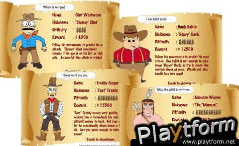 Wild West Showdown X: Fight Against The Gangsters (with Free Bonus game) (iPhone/iPod)