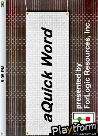 aQuick Word (iPhone/iPod)