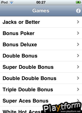 The Ultimate Video Poker Pocket Book (iPhone/iPod)