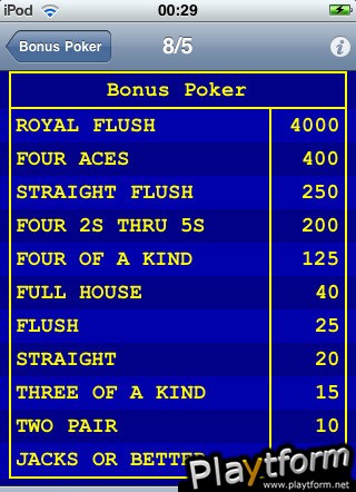 The Ultimate Video Poker Pocket Book (iPhone/iPod)