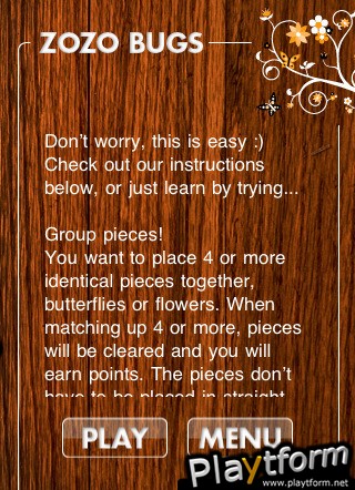 ZOZO BUGS (iPhone/iPod)