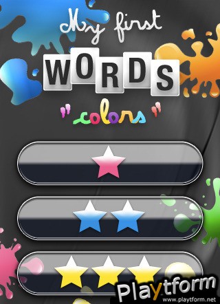 My first words: Colors (iPhone/iPod)