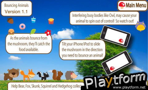 Bouncing Animals (iPhone/iPod)