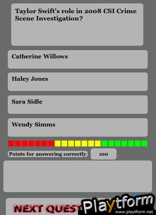Taylor Swift Trivia (iPhone/iPod)
