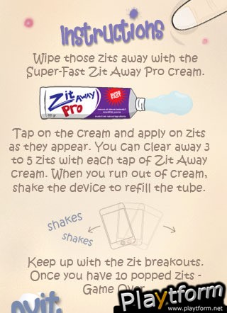 Zit Away (iPhone/iPod)