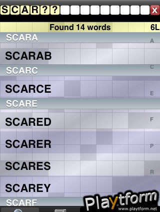 Crossword Lookup (iPhone/iPod)