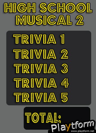 High School Musical 2 Movie Trivia (iPhone/iPod)