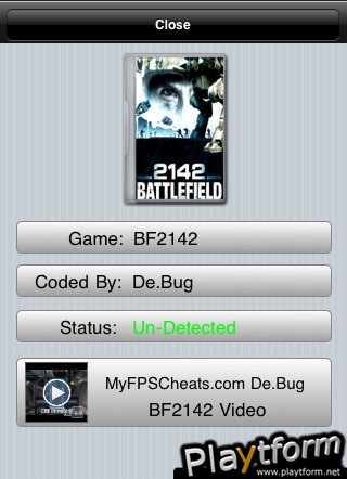 MyFPSCheats Mobile (iPhone/iPod)