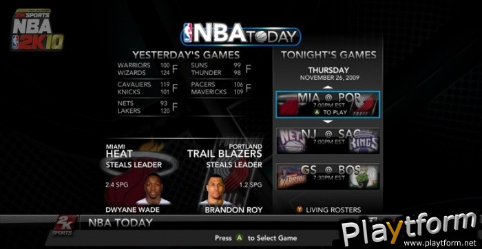 NBA 2K10 (PlayStation 3)