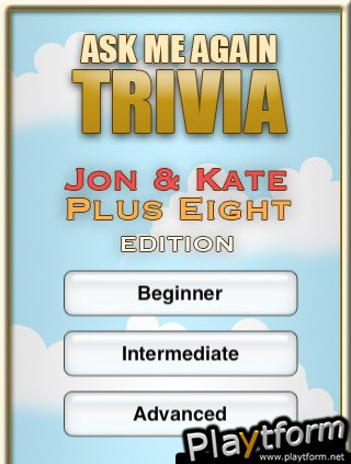 Ask Me Again Trivia: Jon and Kate Plus Eight Edition (iPhone/iPod)