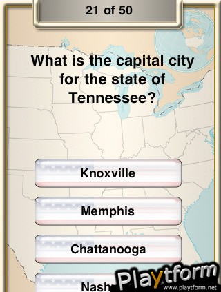 Ask Me Again Trivia: USA Capitals Edition (iPhone/iPod)