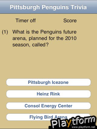 Pittsburgh Penguins Hockey Trivia (iPhone/iPod)