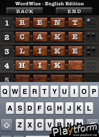 WordWise - Guess the word (if you can) (iPhone/iPod)