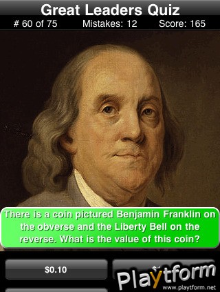 A Great Leaders Quiz (iPhone/iPod)