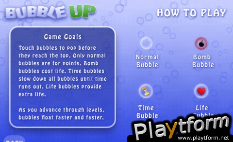 BubbleUp - The Game (iPhone/iPod)