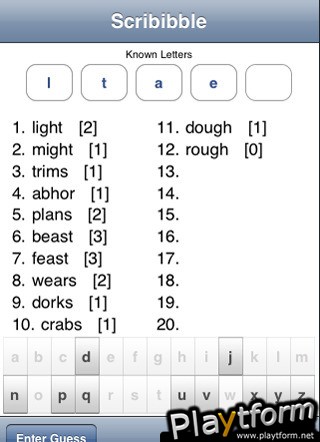 Scribibble (iPhone/iPod)