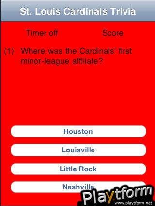 St. Louis Cardinals Baseball Trivia (iPhone/iPod)