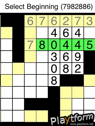 Cross Digits (iPhone/iPod)