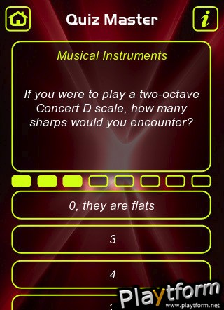 Musical Instruments Trivia Quiz (iPhone/iPod)
