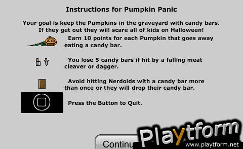 Pumpkin Panic (iPhone/iPod)