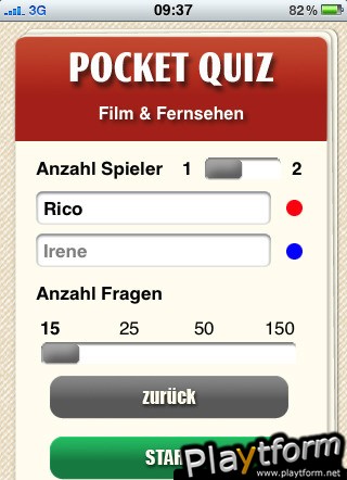 Pocket Quiz: Film & Fernsehen (iPhone/iPod)