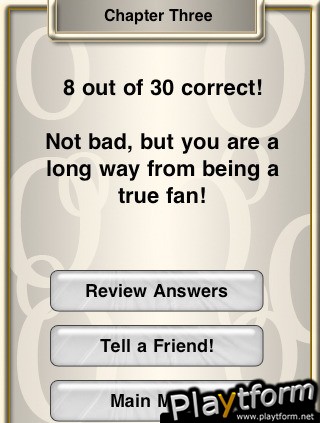 Ask Me Again Trivia: Oprah Fan Edition (iPhone/iPod)