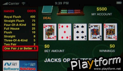 Simply Poker (iPhone/iPod)