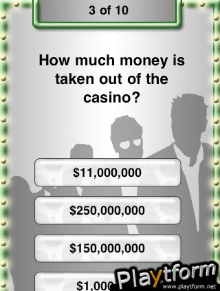 Ask Me Again Trivia: Ocean's Movie Edition (iPhone/iPod)