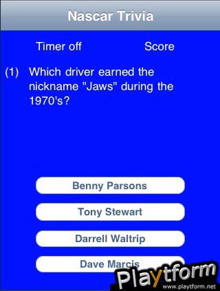 Nascar Trivia (iPhone/iPod)