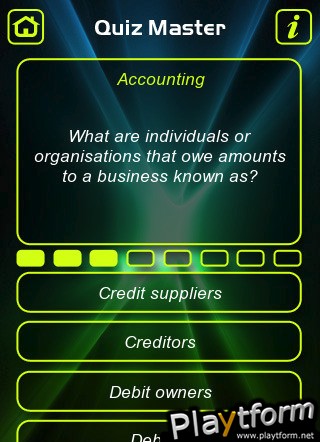 Accounting Trivia Quiz (iPhone/iPod)