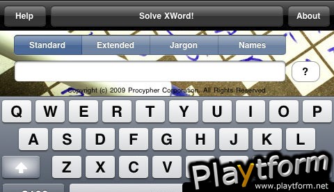 Crossword Solver (iPhone/iPod)