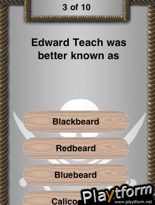 Ask Me Again Trivia: Pirate Edition (iPhone/iPod)