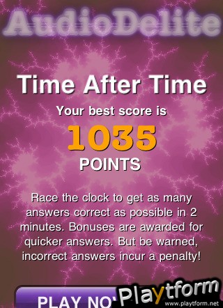 AudioDelite - Music Quiz Game (iPhone/iPod)