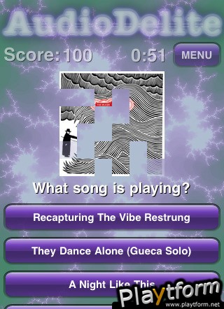 AudioDelite - Music Quiz Game (iPhone/iPod)