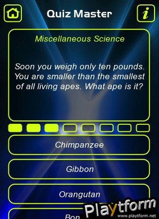 Science Trivia Quiz (iPhone/iPod)