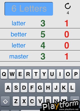 Word - guessing game (iPhone/iPod)