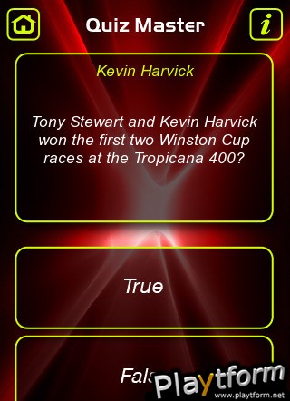Sport True or False Trivia Quiz (iPhone/iPod)