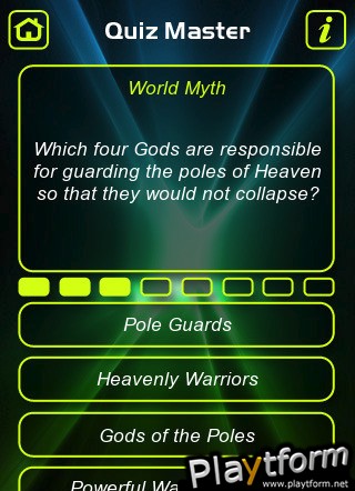 World Mythology Trivia Quiz (iPhone/iPod)