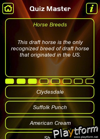 Horses Trivia Quiz (iPhone/iPod)