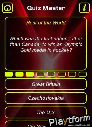 Ice Hockey Trivia Quiz (iPhone/iPod)