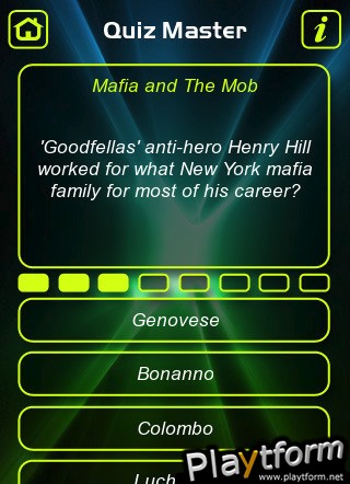 Mafia Trivia Quiz (iPhone/iPod)
