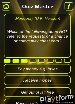 Monopoly Trivia Quiz (iPhone/iPod)