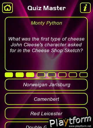 Monty Python Trivia Quiz (iPhone/iPod)