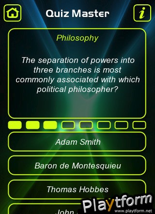 Philosophy Trivia Quiz (iPhone/iPod)