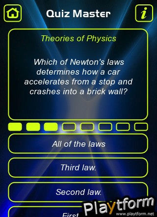 Physics Trivia Quiz (iPhone/iPod)