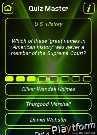 US History Trivia Quiz (iPhone/iPod)