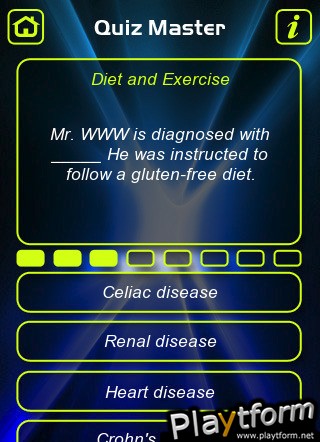 Diet & Exercise Trivia Quiz (iPhone/iPod)