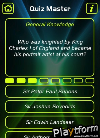 General Knowledge Difficult Trivia Quiz (iPhone/iPod)