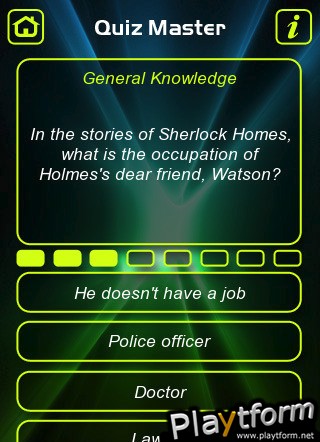 General Knowledge Trivia Quiz (iPhone/iPod)